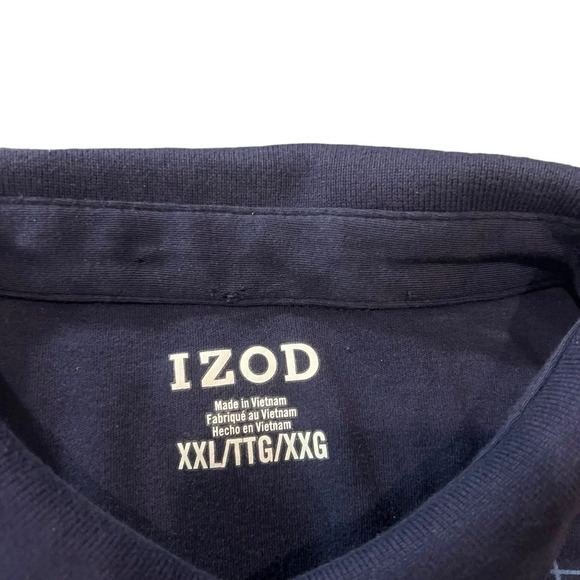 IZOD Men's Big & Tall Short Sleeve Super Soft Polo Shirt Size XXL - Picture 3 of 4